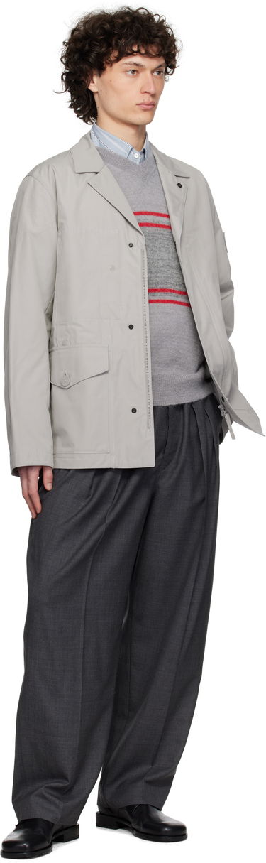 Bunda Stone Island Stone Island Weatherproof Cotton Canvas Jacket Šedá | K1S15 A100002 S00F1, 4