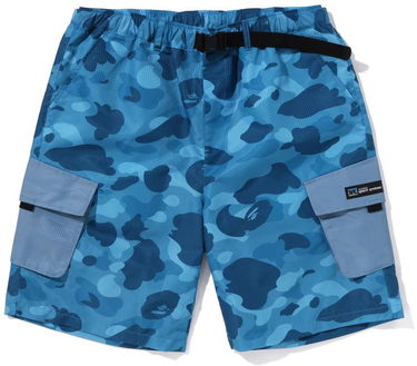 Šortky BAPE Bape Honeycomb Camo Cargo Shorts Blue Modrá | 1J30153008-BLUE, 0