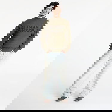 Sveter Human Made Moc Neck Knit Sweater Zelené | HM30CS011OD, 3