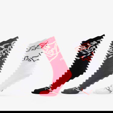 Ponožky Footshop The Stripes Socks 3-Pack Rôznofarebný | FTSHP_318, 0