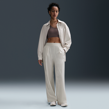 Nohavice Nike Dri-FIT 24.7 PerfectStretch High-Waisted Wide-Leg Pants Béžová | HM8389-104, 2