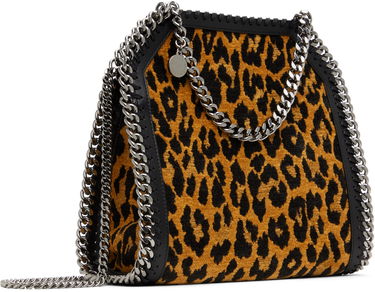 Taška cez rameno Stella McCartney Leopard Print Mini Chain Bag Hnedá | 371223WP0494, 1