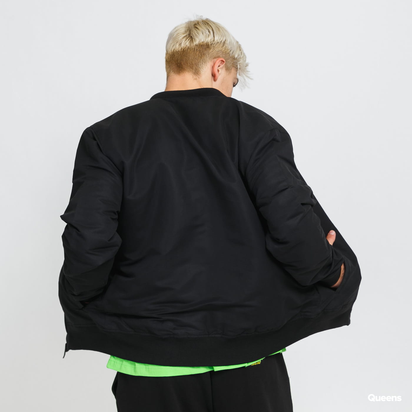 Bomber bunda Puma Santa Cruz Varsity Jacket Bomber Čierna | 532239 01, 1