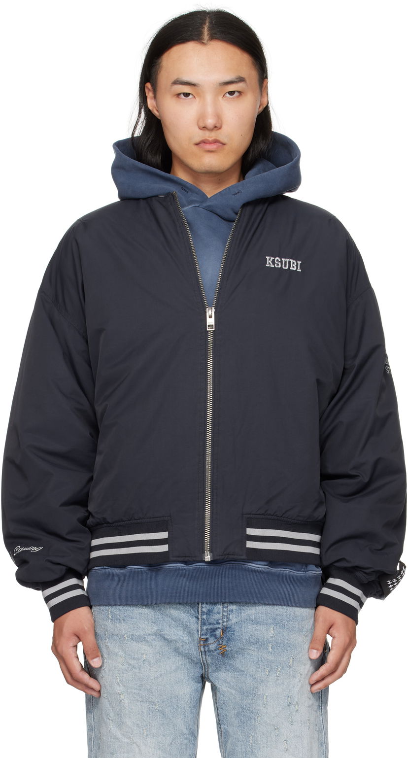 Bomber bunda Ksubi Ksubi MA-1 Bomber Jacket Navy | MFA25JK012