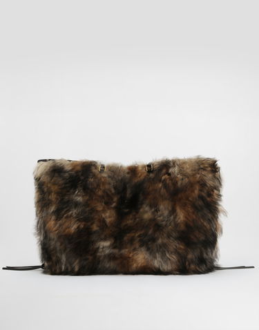 Tote bag Dolce & Gabbana Dolce & Gabbana Atene Fur Shopping Tote Bag Rôznofarebný | BB2535AW94289875, 3