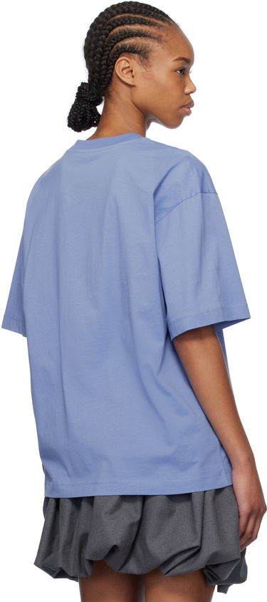 Tričko Marni Marni Scribbled Logo T-Shirt Modrá | THJET49P13 USCX42, 2