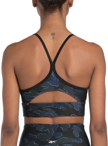 Podprsenka Reebok Reebok ID Train Camo Sports Bra Čierna | 100075418, 3
