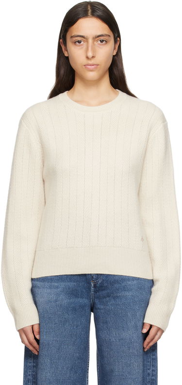 Sveter rag & bone Durham Knit Sweater Biela | WAS23F037CC37, 0