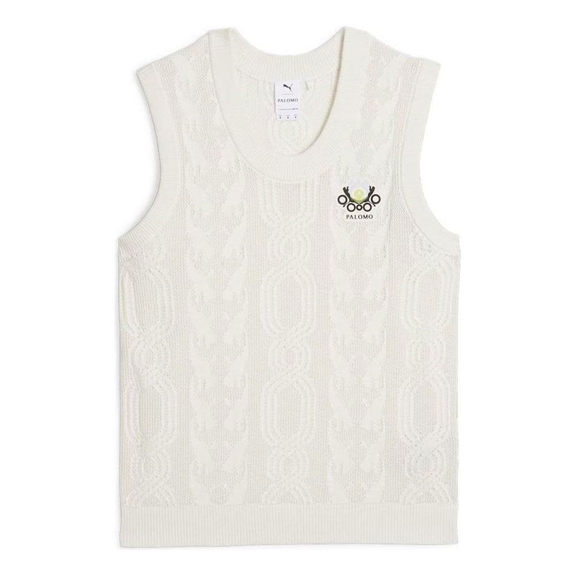 Sveter Puma Knitted Tank Top Biela | 625559-65