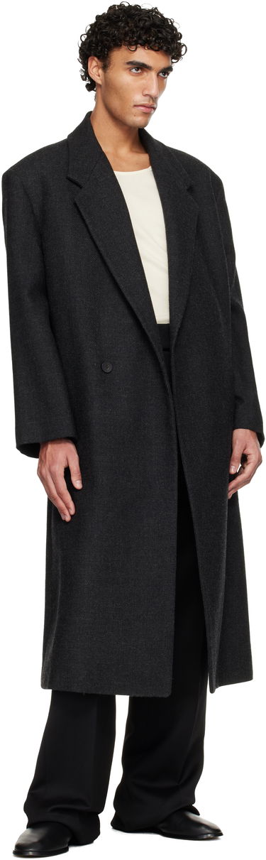 Kabáty Fear of God Shetland Wool Classic Overcoat Čierna | FG25FW64-643HSW-001, 3
