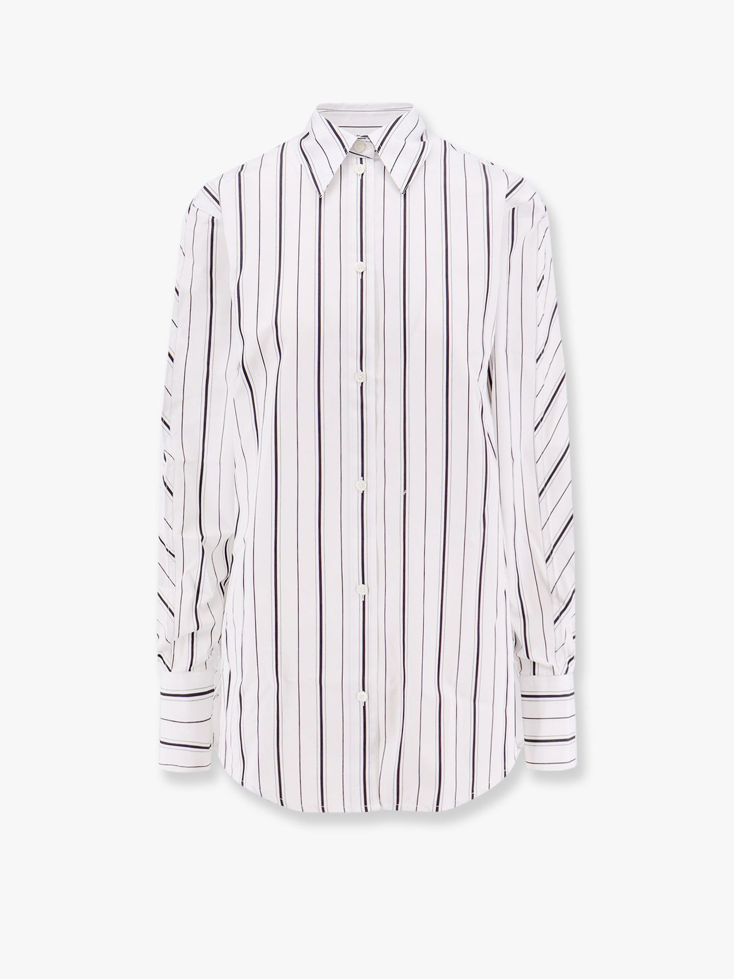 Košeľa TOTEME Striped Button-Down Shirt by Toteme Biela | 251WRT2522FB0338200, 0