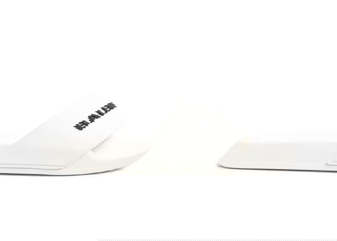 Tenisky a topánky Balenciaga Pool Slide Eggshell Biela | 565826W1S809310, 0