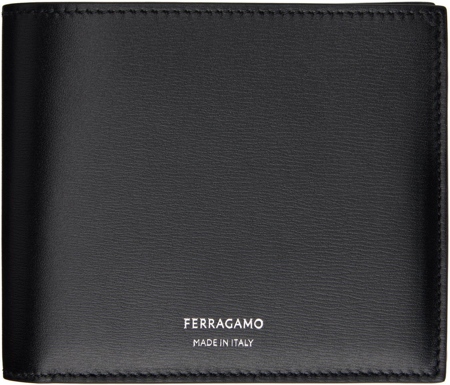 Peňaženka FERRAGAMO Ferragamo Classic Leather Bifold Wallet Čierna | 770094, 0