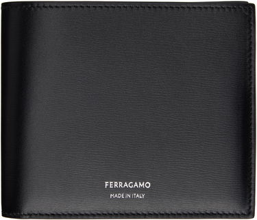 Peňaženka FERRAGAMO Ferragamo Classic Leather Bifold Wallet Čierna | 770094, 0