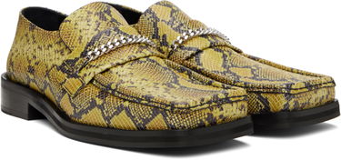 Tenisky a topánky Martine Rose Martine Rose Square Toe Loafers with Chain Žltá | 1026LE02309M, 3