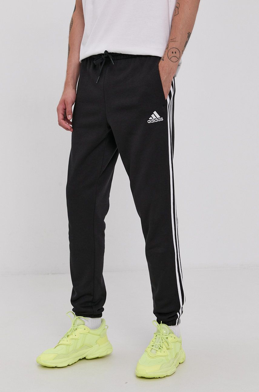 Nohavice adidas Originals Performance Elastic Cuff 3 Stripes Čierna | gk8822, 0
