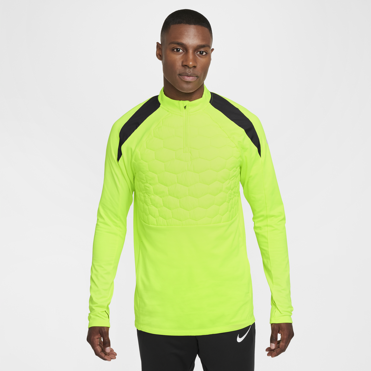 Mikina Nike Training Sweatshirt Therma-FIT Žltá | FZ0566-702, 0