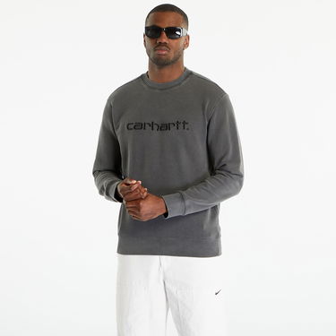 Mikina Carhartt WIP Duster Sweatshirt Garment Dyed Čierna | I031788.89GD, 0