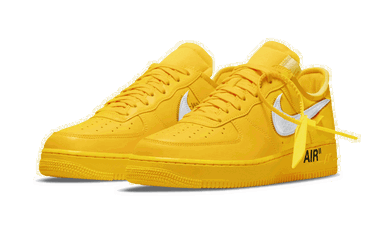 Tenisky a topánky Nike Off-White x Air Force 1 Low "Lemonade" Oranžová | DD1876-700, 1