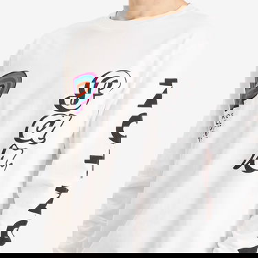 Tričko By Parra Parra Long Sleeve T-Shirt There Will Be Discounts Biela | 53430-WHT, 5