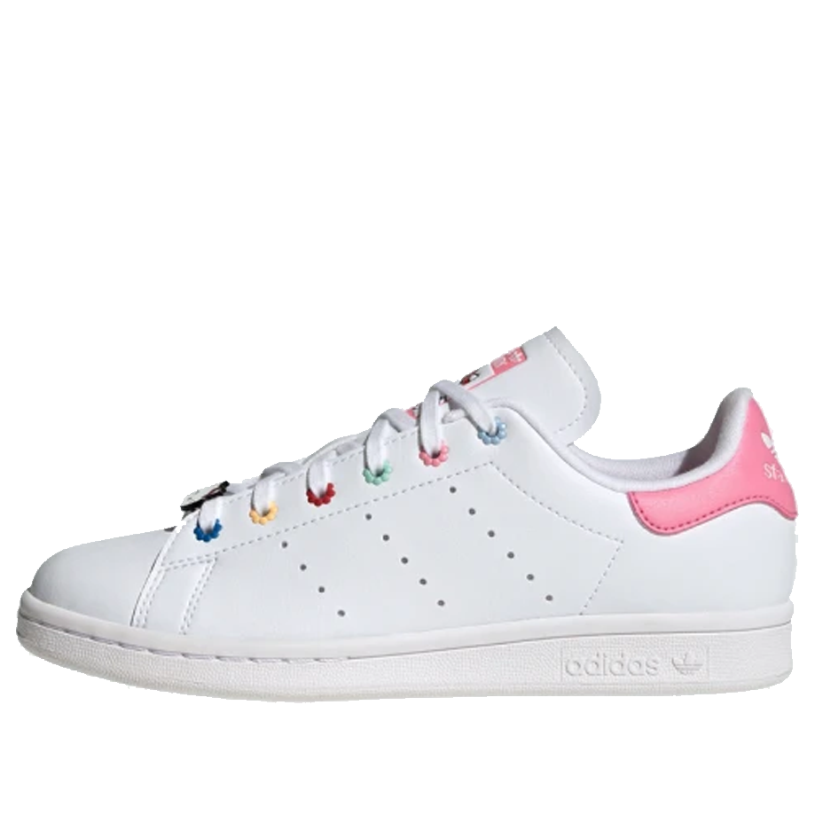 Tenisky a topánky adidas Originals Hello Kitty x Stan Smith 'Floral Beads' Biela | ID7230, 0
