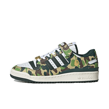 Tenisky a topánky adidas Originals BAPE x Forum Low 84 30th Anniversary "Green Camo" Zelené | ID4771, 0