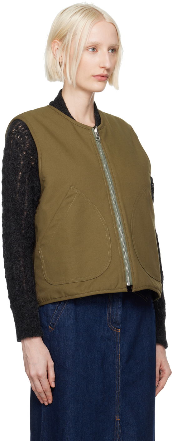 Vesta YMC Wyatt Reversible Vest Zelené | Q5XAO, 1