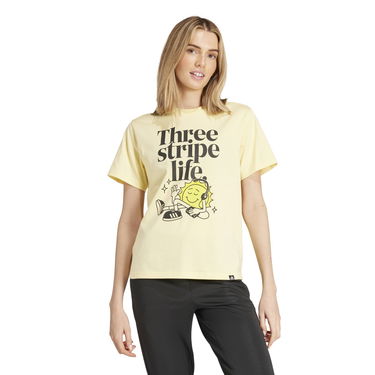 Tričko adidas Performance Positive Graphic T-Shirt Žltá | IX6454, 1