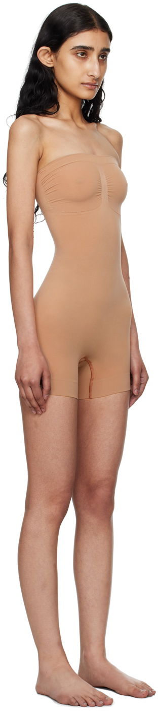 Body SKIMS SKIMS Seamless Sculpt Strapless Shortie Bodysuit Béžová | BD-MDT-2914, 1