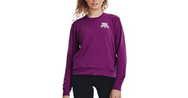 Mikina Under Armour Rival Terry Graphic Crewneck Fialová | 1379477-573, 1