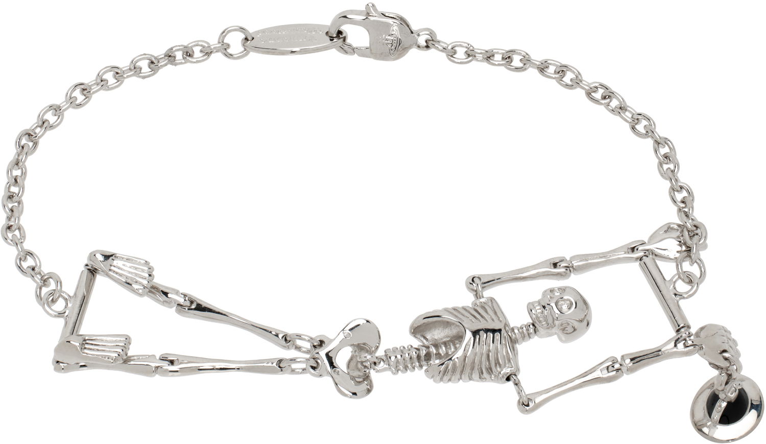 Náramok Vivienne Westwood Skeleton Bracelet Metalická | 6102023G-02P107-, 0