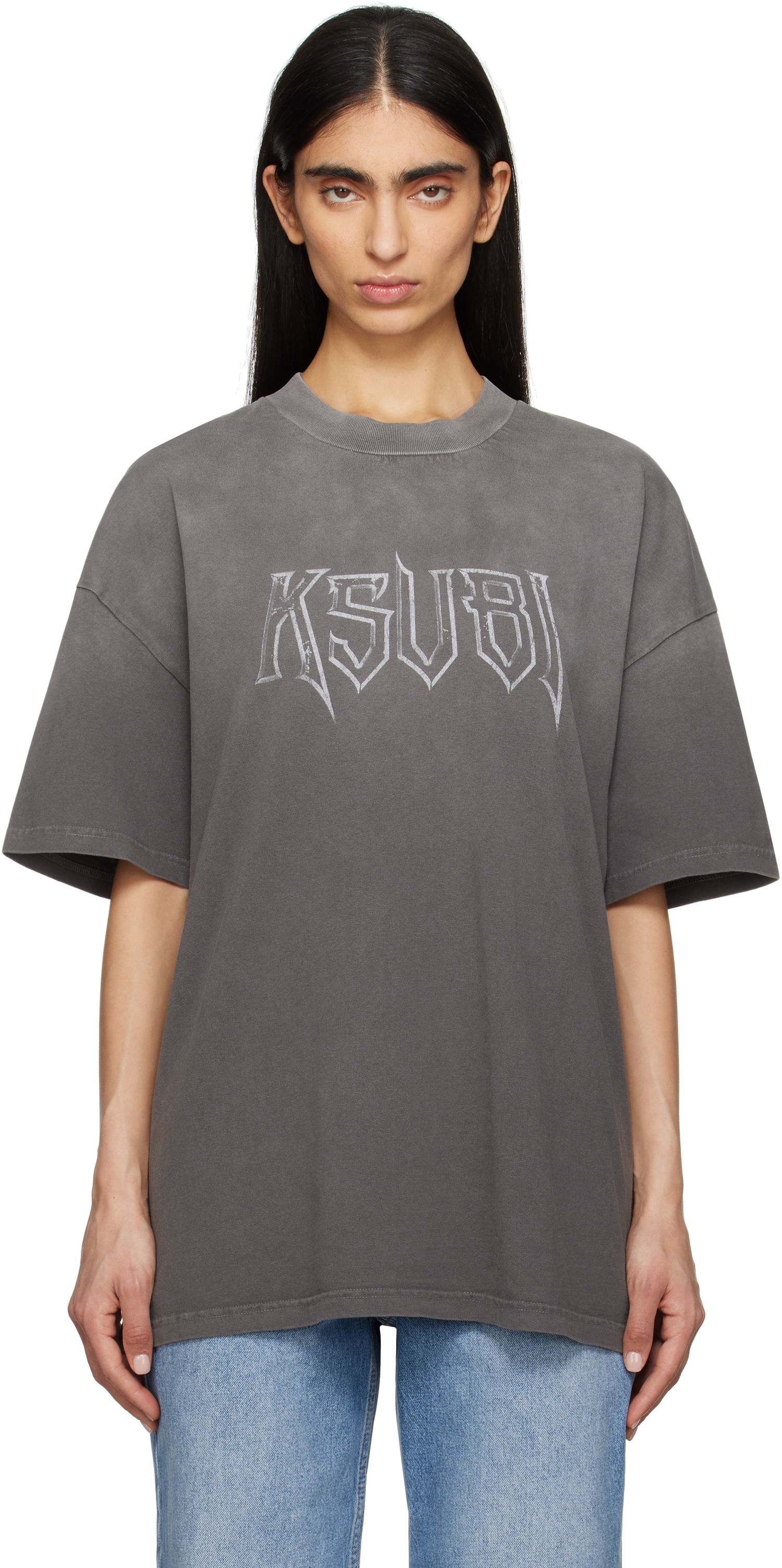Tričko Ksubi Ksubi Kingdom Boyfriend T-Shirt Šedá | WSP25TE008, 0