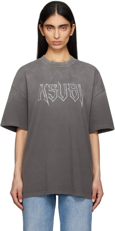 Tričko Ksubi Ksubi Kingdom Boyfriend T-Shirt Šedá | WSP25TE008, 0