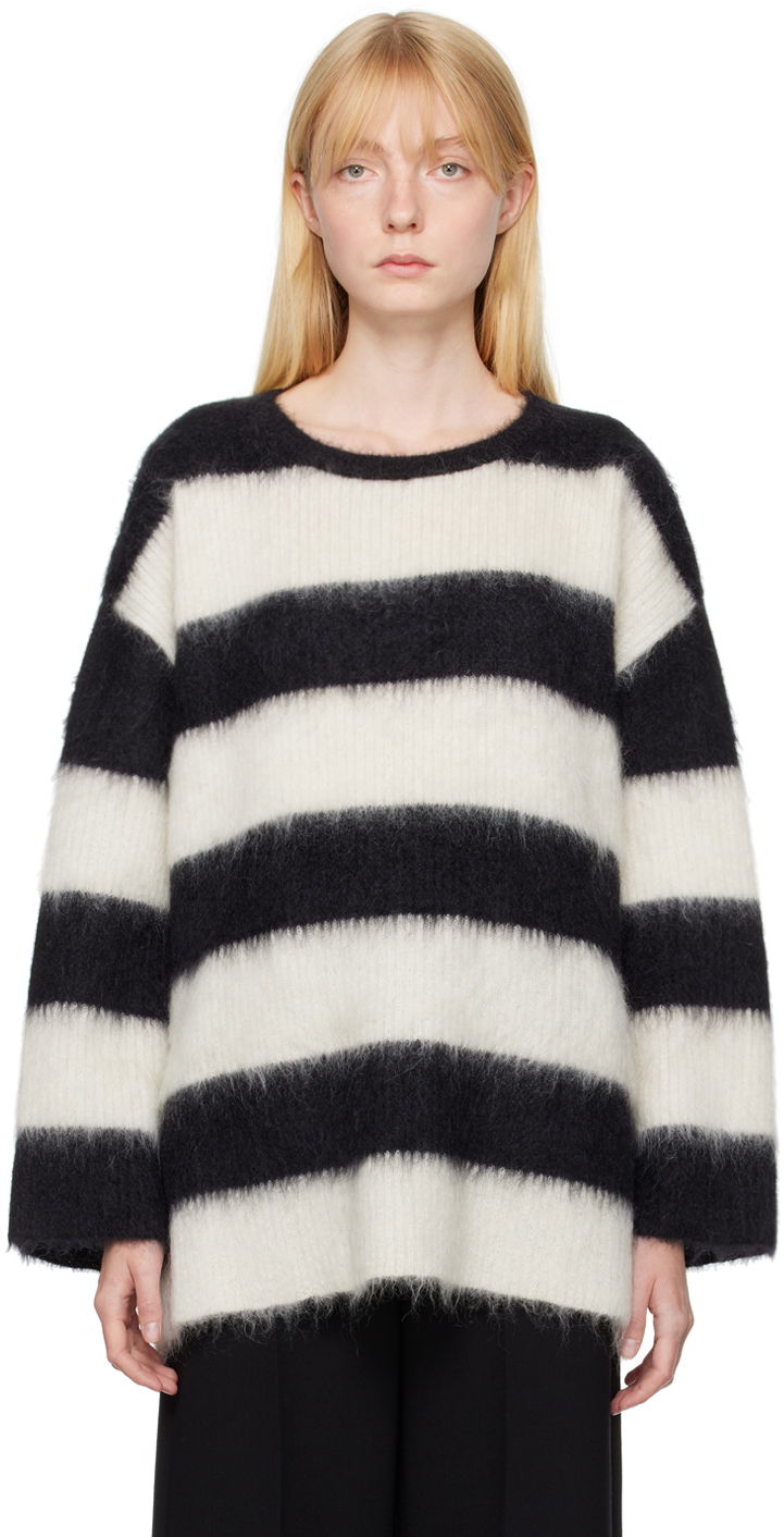 Sveter Valentino Oversized Sweater Čierna | 3B0KC50V89Q, 0