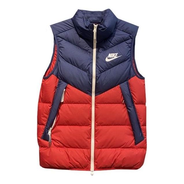 Vesta Nike Warm Stand Collar Down Vest Červená | DV0757-410, 0