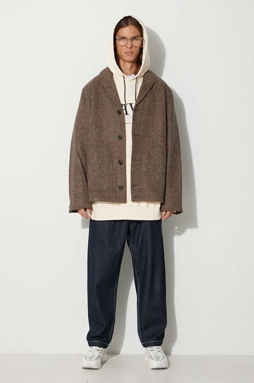Mikina WOOD WOOD Zeus Heaven Hoodie Béžová | 12335603.2493, 1