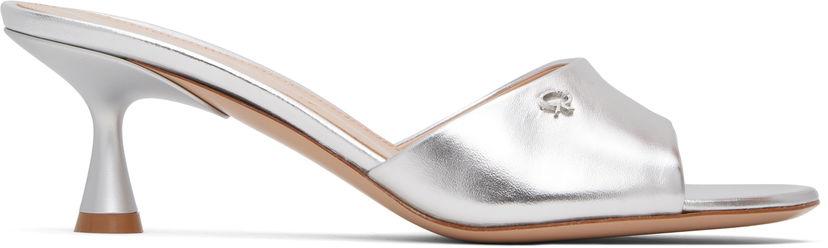 Starostlivosť o obuv Gianvito Rossi Gianvito Rossi Ascent 55 Mules Metalická | G10039-55LAC-NPS