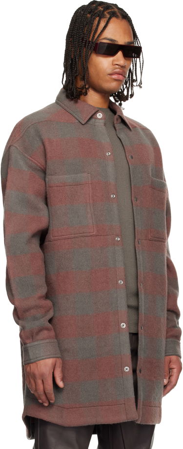 Košeľa Rick Owens Concordians Oversized Plaid Flannel Overshirt with Chest Pockets Rôznofarebný | RU02E1739 WJP, 1