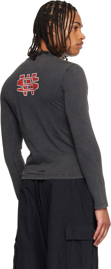 Tričko 032C One Dollar Bill Tight Longsleeve T-shirt Šedá | F25-MRC-0221-050, 2