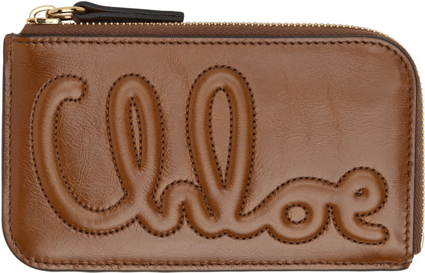 Peňaženka CHLOÉ Small Purse Card Holder Hnedá | CHC24WP449O16