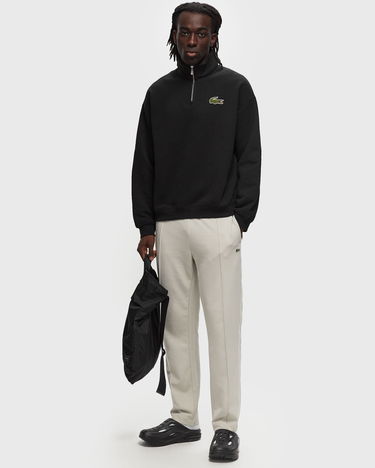 Mikina Lacoste Sweatshirt Half-Zips Čierna | SH2748-031, 1