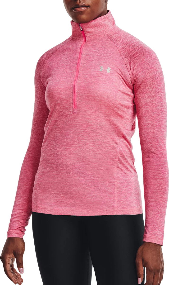 Sveter Under Armour Women's Pink Training 1/4 Zip Top Ružová | 1320128-676, 0