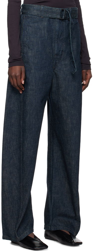 Džínsy LEMAIRE Twisted Belted Jeans Modrá | PA326 LD068, 1