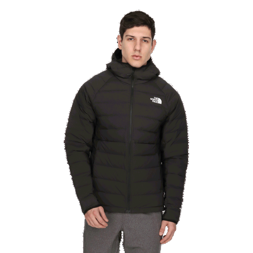 Prešívaná bunda The North Face Belleview Stretch Down Hoodie Čierna | NF0A7UJEJK31