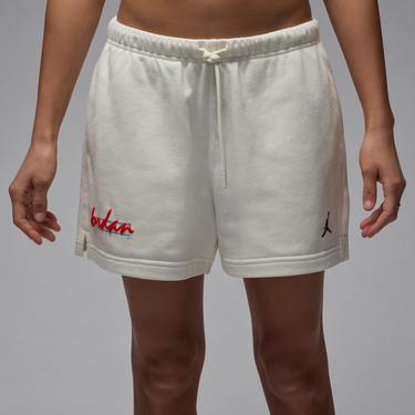 Šortky Jordan Jordan Brooklyn Fleece Shorts Biela | HJ0154-133, 3