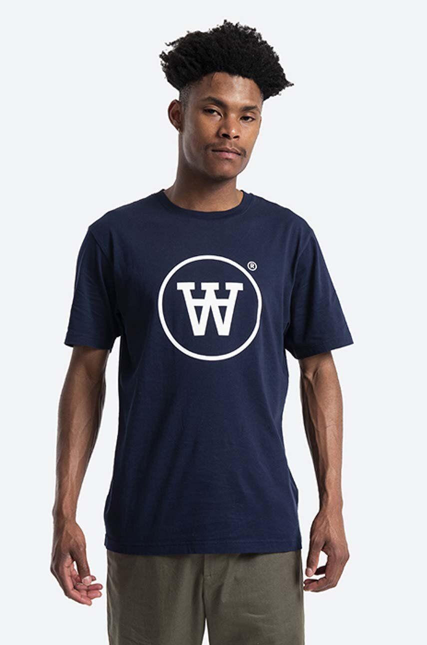 Tričko WOOD WOOD T-Shirt With Print Modrá | 10125701.2222, 0
