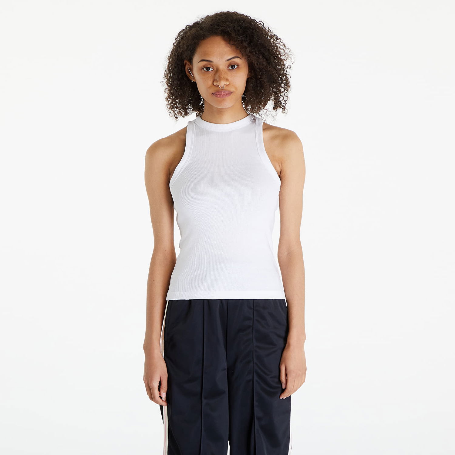 Tielko Urban Classics Top Ladies Racer Back Rib Top 2-Pack Black/ White Biela | TB6188A-03102, 0