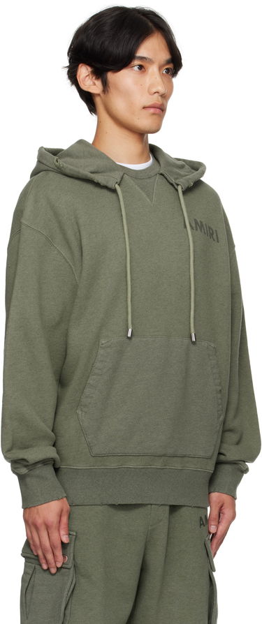 Mikina AMIRI AMIRI Stencil Oversized Hoodie Šedá | AMJYHD1121, 4