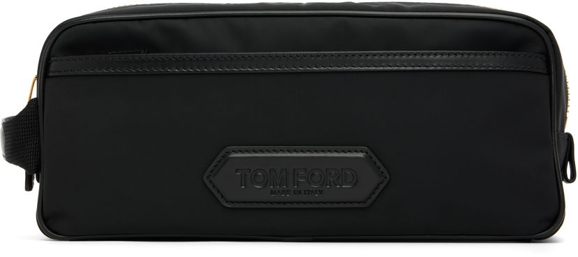 Cestovná taška Tom Ford Tom Ford Canvas Double Zip Toiletry Bag Čierna | Y0369-TNY017G