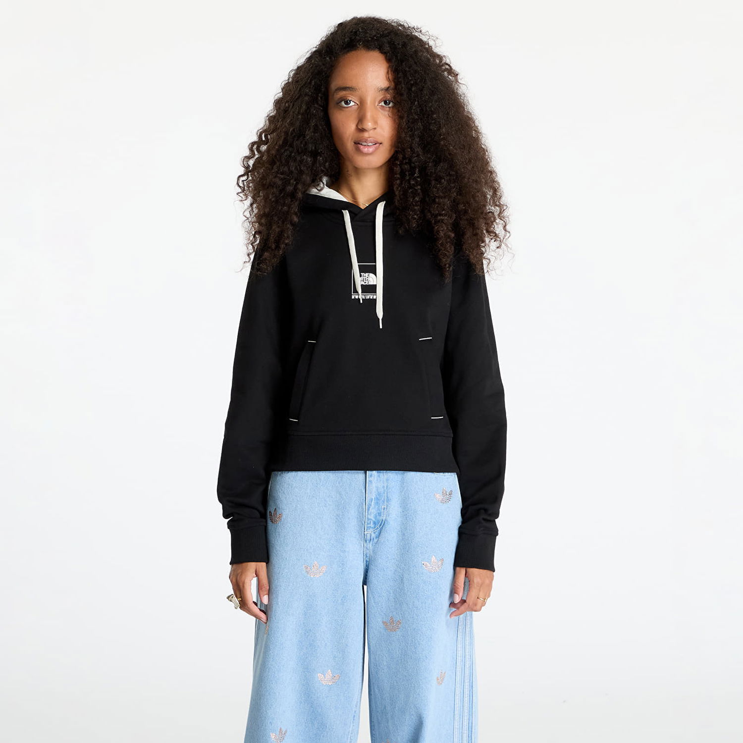 Mikina The North Face Coordinates Crop Hoodie Tnf Black Čierna | NF0A89CKJK31, 0